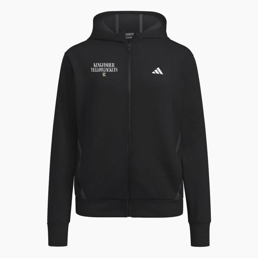 KINGFISHER HIGH SCHOOL YELLOWJACKETS <span class="pdp-name-mascot">KINGFISHER YELLOWJACKETS</span> adidas Women's Game & Go Full Zip Training Hoody