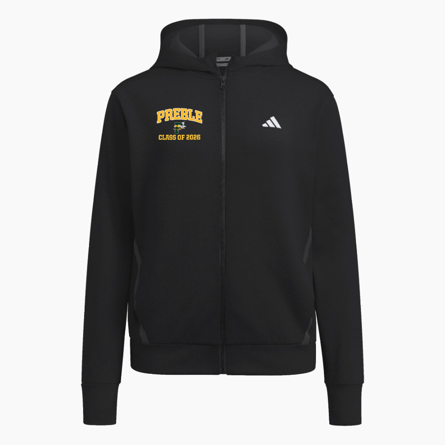 PREBLE HIGH SCHOOL HORNETS adidas Women's Game & Go Full Zip Training Hoody