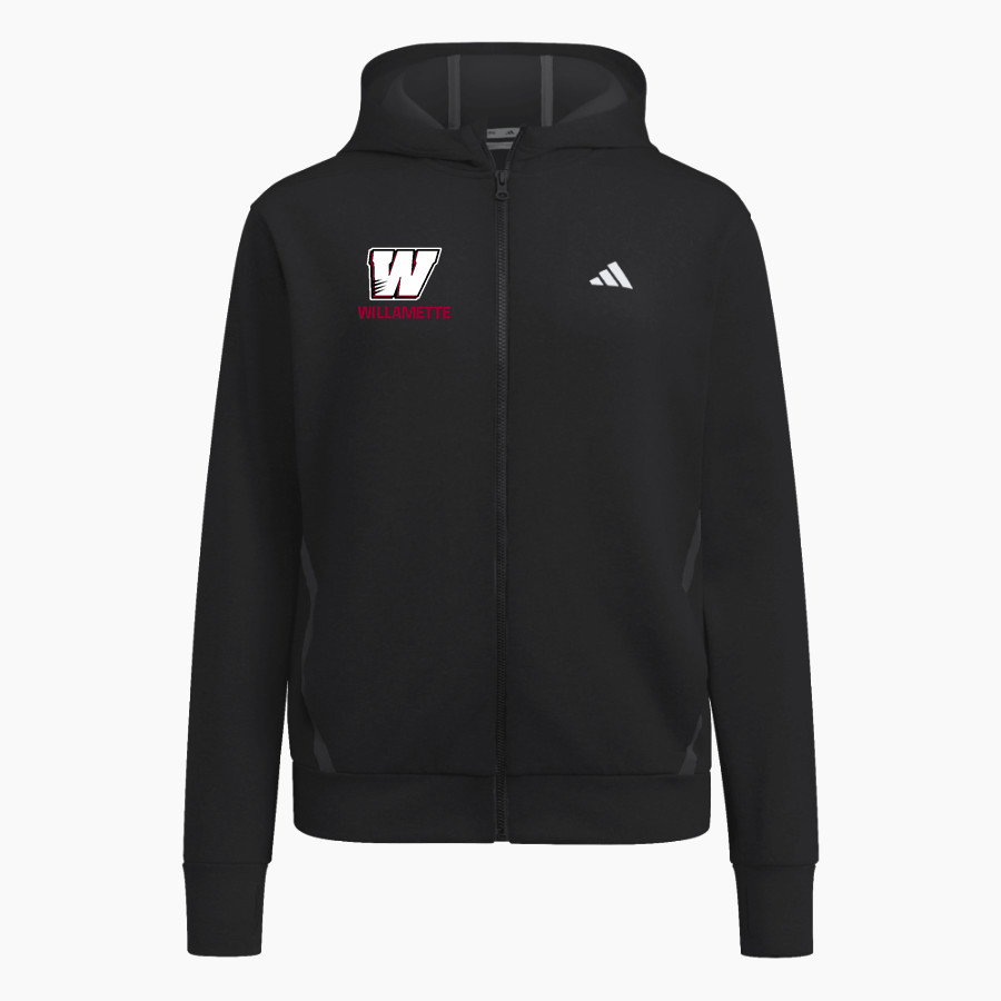 Willamette Wolverines <span class="pdp-name-mascot">Willamette Wolverines</span> adidas Women's Game & Go Full Zip Training Hoody
