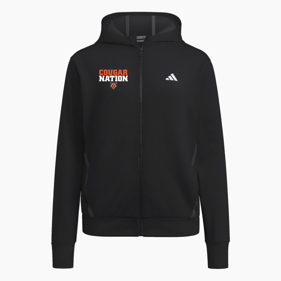 Lassen Community College Cougars <span class="pdp-name-mascot">Lassen Community College Cougars</span> adidas Women's Game & Go Full Zip Training Hoody