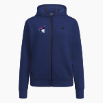 APPLETON EAST PATRIOTS <span class="pdp-name-mascot">EAST PATRIOTS</span> adidas Women's Game & Go Full Zip Training Hoody Front Thumbnail