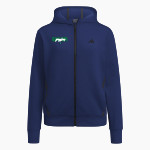 Gunderson Grizzlies <span class="pdp-name-mascot">Gunderson Grizzlies</span> adidas Women's Game & Go Full Zip Training Hoody Front Thumbnail