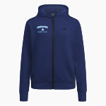 Columbus Torah Academy Lions adidas Women's Game & Go Full Zip Training Hoody Front Thumbnail