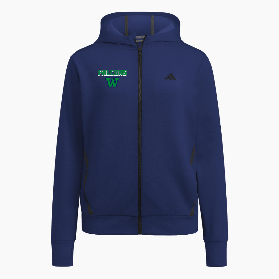 WOODINVILLE HIGH SCHOOL FALCONS <span class="pdp-name-mascot">WOODINVILLE FALCONS</span> adidas Women's Game & Go Full Zip Training Hoody