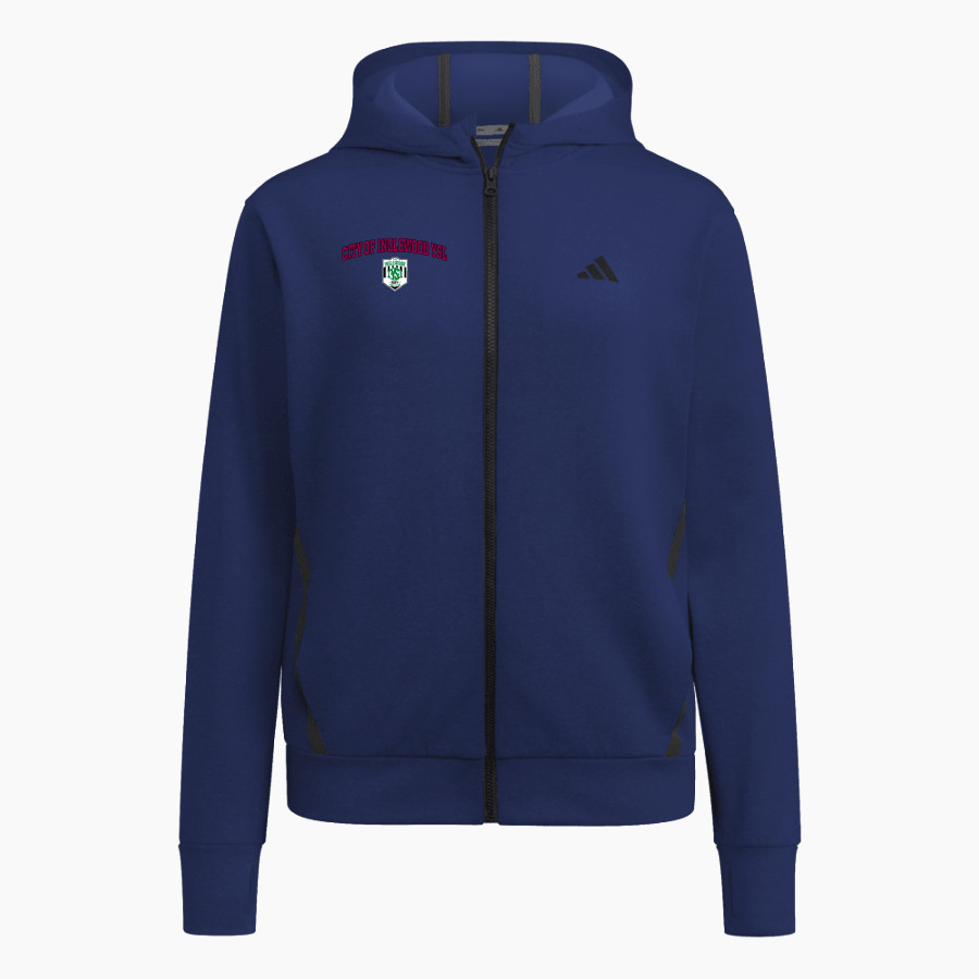 City of Inglewood YSL Youth Sports League adidas Women's Game & Go Full Zip Training Hoody