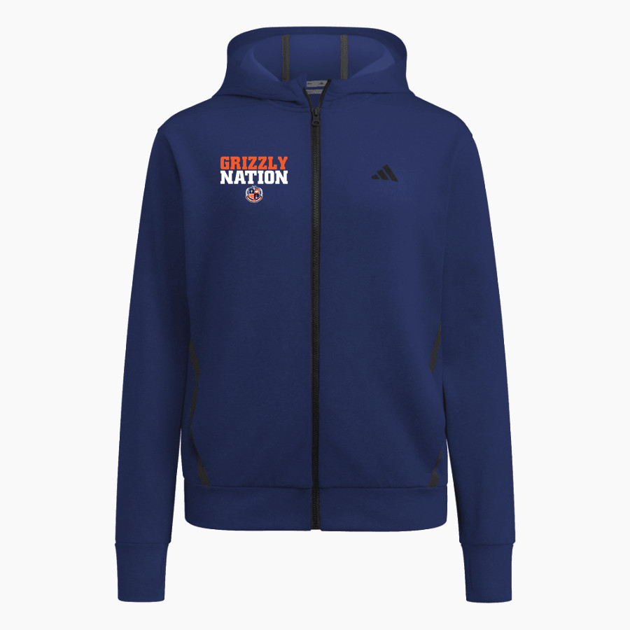 Glenn Grizzlies <span class="pdp-name-mascot">Tom Glenn Grizzlies</span> adidas Women's Game & Go Full Zip Training Hoody