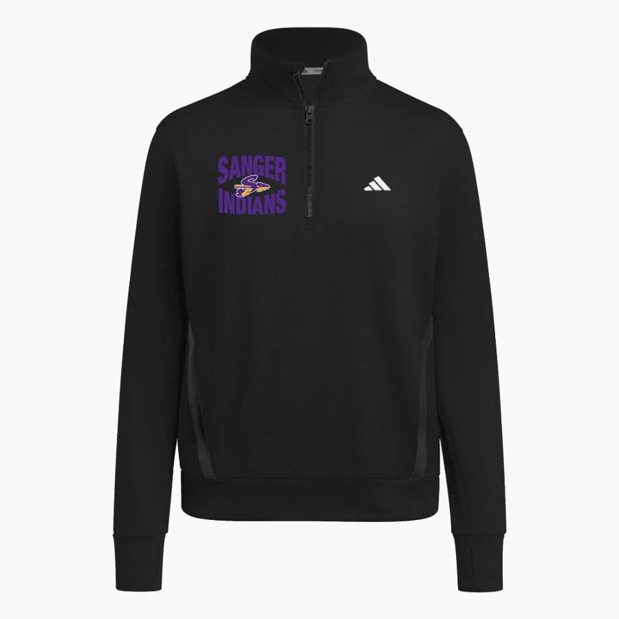 SANGER HIGH SCHOOL INDIANS <span class="pdp-name-mascot">SANGER INDIANS</span> adidas Women's Game & Go Training 1/4 Zip