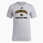 CRANDALL HIGH SCHOOL PIRATES adidas Men's Fresh Short Sleeve Tee Front Thumbnail