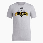 CRANDALL HIGH SCHOOL PIRATES adidas Men's Fresh Short Sleeve Tee Front Thumbnail