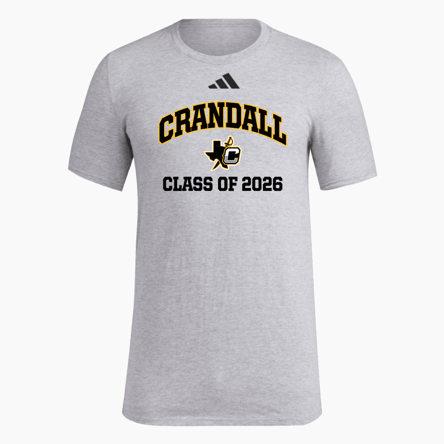 CRANDALL HIGH SCHOOL PIRATES adidas Men's Fresh Short Sleeve Tee