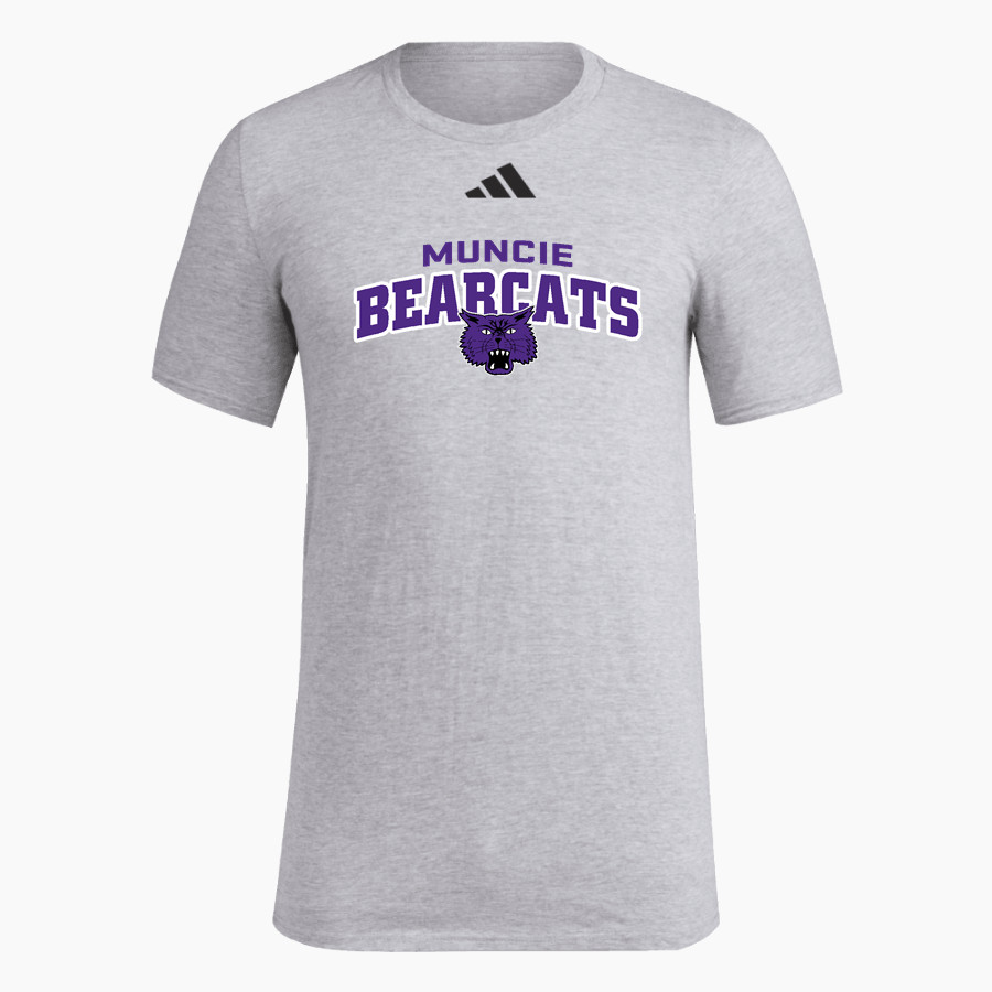 MUNCIE CENTRAL HIGH SCHOOL BEARCATS adidas Men's Fresh Short Sleeve Tee