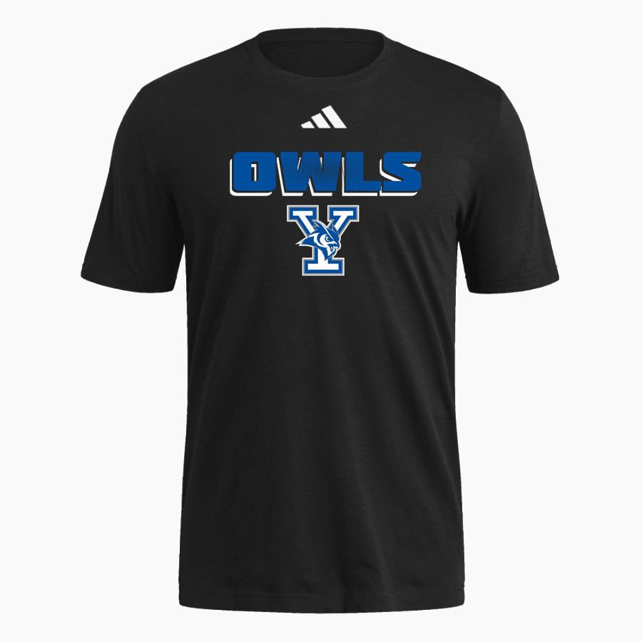 YANTIS HIGH SCHOOL OWLS adidas Men's Fresh Short Sleeve Tee
