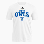YANTIS HIGH SCHOOL OWLS adidas Men's Fresh Short Sleeve Tee Front Thumbnail