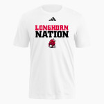 DOVER HIGH SCHOOL LONGHORNS adidas Men's Fresh Short Sleeve Tee Front Thumbnail