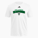 West Lutheran Warriors adidas Men's Fresh Short Sleeve Tee Front Thumbnail