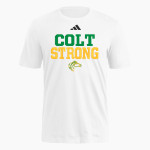 COLSTRIP HIGH SCHOOL COLTS <span class="pdp-name-mascot">COLSTRIP COLTS/FILLIES</span> adidas Men's Fresh Short Sleeve Tee Front Thumbnail