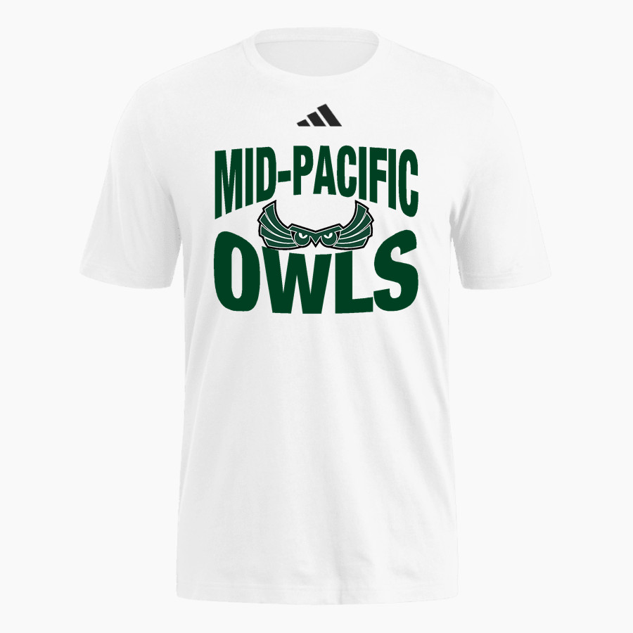 Mid-Pacific Owls <span class="pdp-name-mascot">Mid-Pacific Owls</span> adidas Men's Fresh Short Sleeve Tee