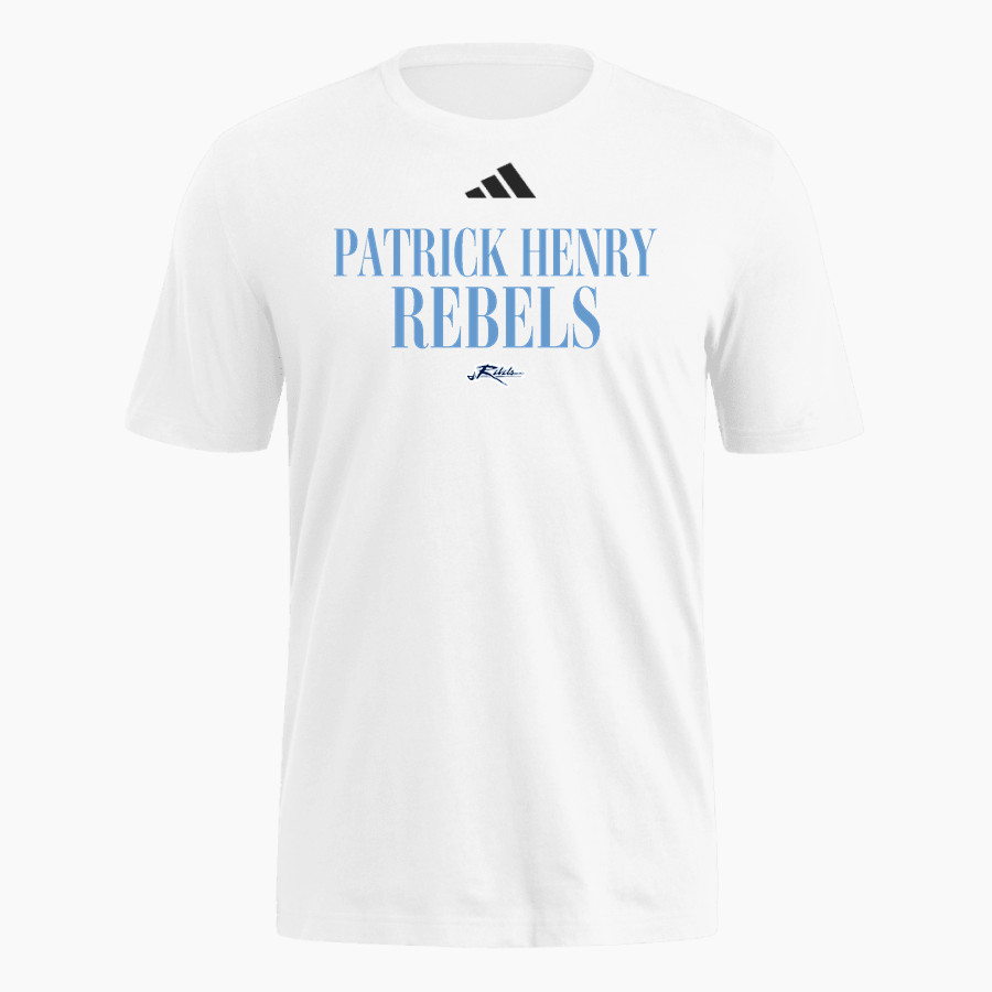 PATRICK HENRY HIGH SCHOOL REBELS <span class="pdp-name-mascot">PATRICK HENRY REBELS</span> adidas Men's Fresh Short Sleeve Tee