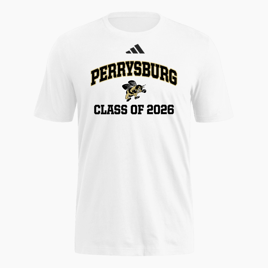 PERRYSBURG HIGH SCHOOL YELLOW JACKETS <span class="pdp-name-mascot">PERRYSBURG YELLOW JACKETS</span> adidas Men's Fresh Short Sleeve Tee