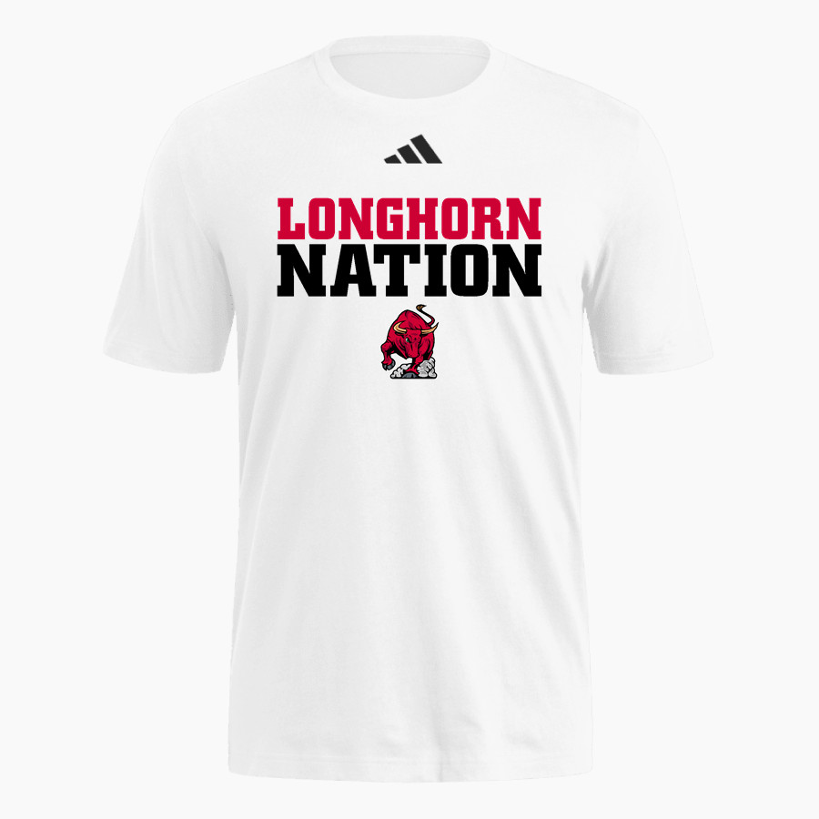 DOVER HIGH SCHOOL LONGHORNS adidas Men's Fresh Short Sleeve Tee