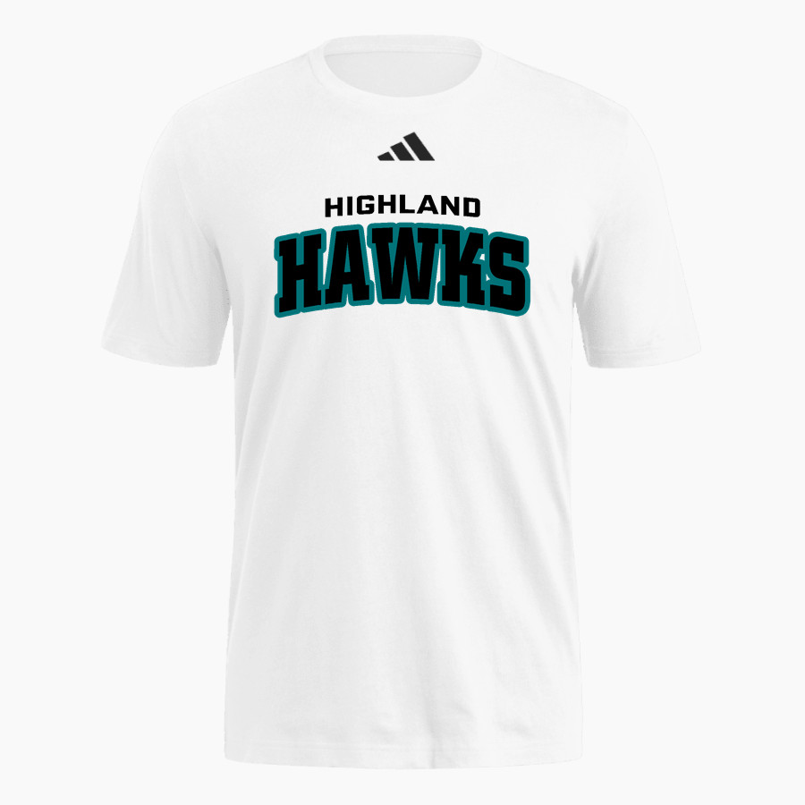 Highland Hawks <span class="pdp-name-mascot">Highland Hawks</span> adidas Men's Fresh Short Sleeve Tee