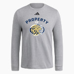 GRACE PREP ACADEMY LIONS <span class="pdp-name-mascot">GRACE LIONS</span> adidas Men's Long Sleeve Fresh Tee Front Thumbnail