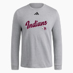 DOBYNS-BENNETT HIGH SCHOOL INDIANS adidas Men's Long Sleeve Fresh Tee Front Thumbnail