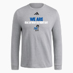 MacArthur Elementary Mustangs adidas Men's Long Sleeve Fresh Tee Front Thumbnail