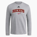 RICHMOND-BURTON HIGH SCHOOL ROCKETS adidas Men's Long Sleeve Fresh Tee Front Thumbnail