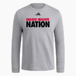 Shaker Heights Schools <span class="pdp-name-mascot">Shaker Heights</span> adidas Men's Long Sleeve Fresh Tee Front Thumbnail