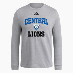 CENTRAL BAPTIST CHRISTIAN SCHOOL LIONS adidas Men's Long Sleeve Fresh Tee Front Thumbnail