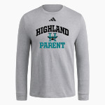 Highland Hawks <span class="pdp-name-mascot">Highland Hawks</span> adidas Men's Long Sleeve Fresh Tee Front Thumbnail