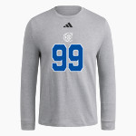 Christendom College Online Store <span class="pdp-name-mascot">Christendom College Crusaders</span> adidas Men's Long Sleeve Fresh Tee Front Thumbnail