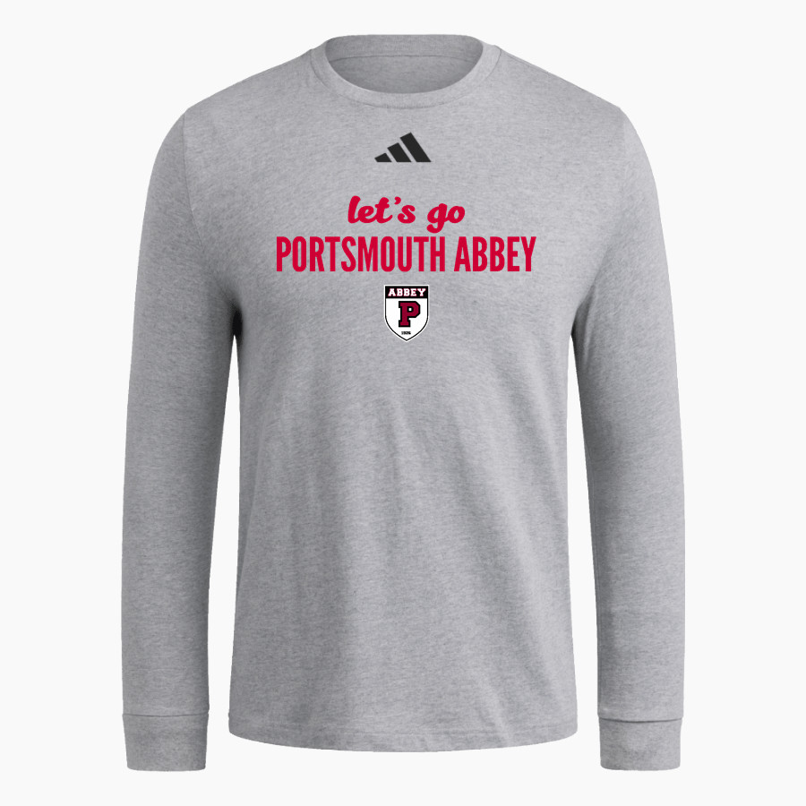 PORTSMOUTH ABBEY SCHOOL RAVENS <span class="pdp-name-mascot">PORTSMOUTH ABBEY RAVENS</span> adidas Men's Long Sleeve Fresh Tee