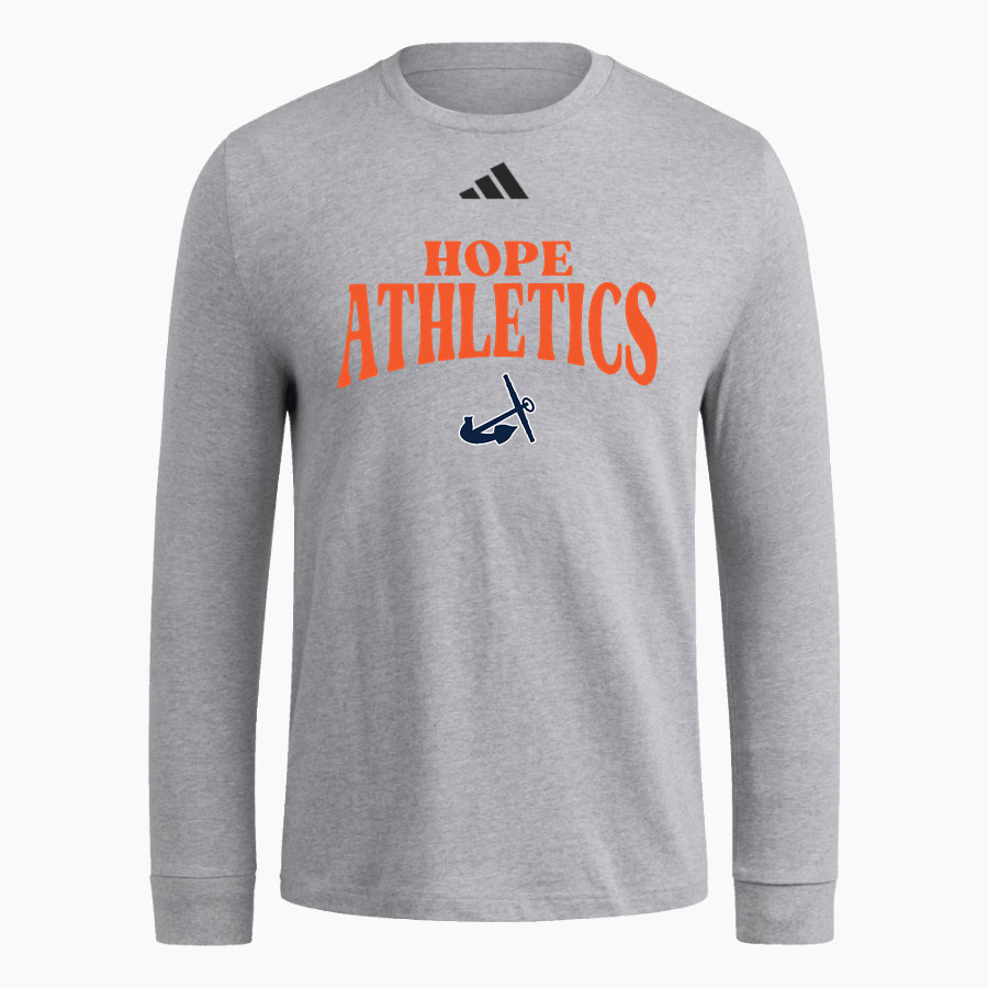Hope College Online Athletics Store <span class="pdp-name-mascot">Hope Flying Dutch</span> adidas Men's Long Sleeve Fresh Tee