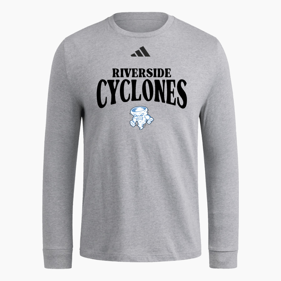 RIVERSIDE HIGH SCHOOL CYCLONES <span class="pdp-name-mascot">RIVERSIDE CYCLONES</span> adidas Men's Long Sleeve Fresh Tee