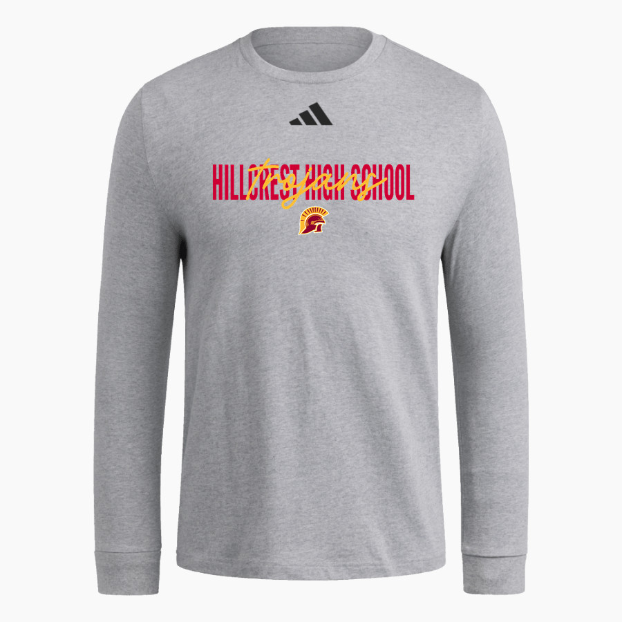 HILLCREST HIGH SCHOOL TROJANS <span class="pdp-name-mascot">Hillcrest High School TROJANS</span> adidas Men's Long Sleeve Fresh Tee