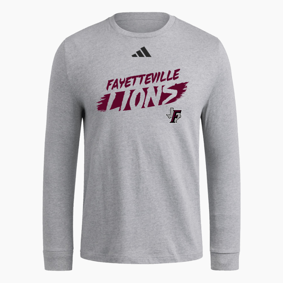 FAYETTEVILLE HIGH SCHOOL LIONS adidas Men's Long Sleeve Fresh Tee
