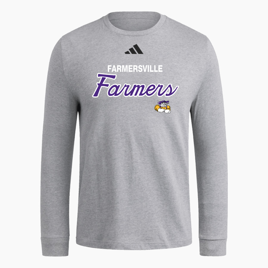 Farmersville Farmers <span class="pdp-name-mascot">Farmersville Farmers</span> adidas Men's Long Sleeve Fresh Tee