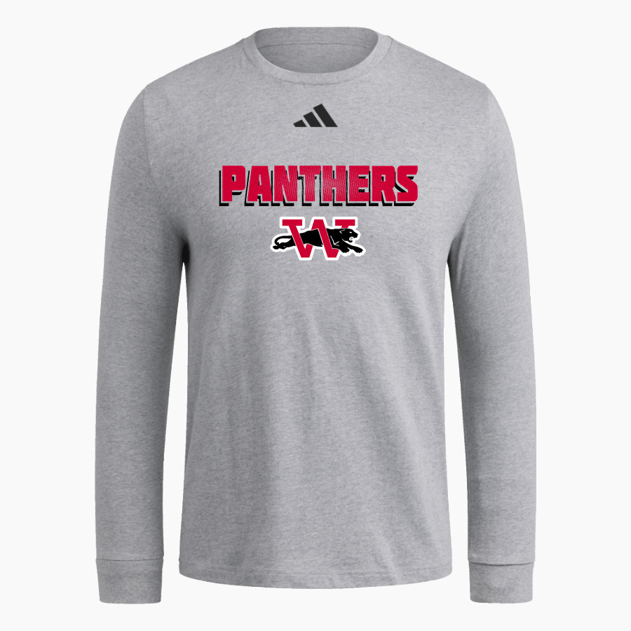 WILMOT UNION HIGH SCHOOL PANTHERS <span class="pdp-name-mascot">WILMOT PANTHERS</span> adidas Men's Long Sleeve Fresh Tee