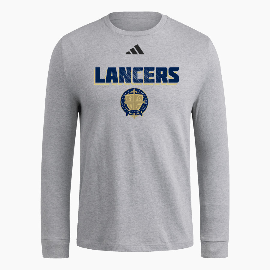 St. PIUS X HIGH SCHOOL LANCERS <span class="pdp-name-mascot">SAINT PIUS X LANCERS</span> adidas Men's Long Sleeve Fresh Tee