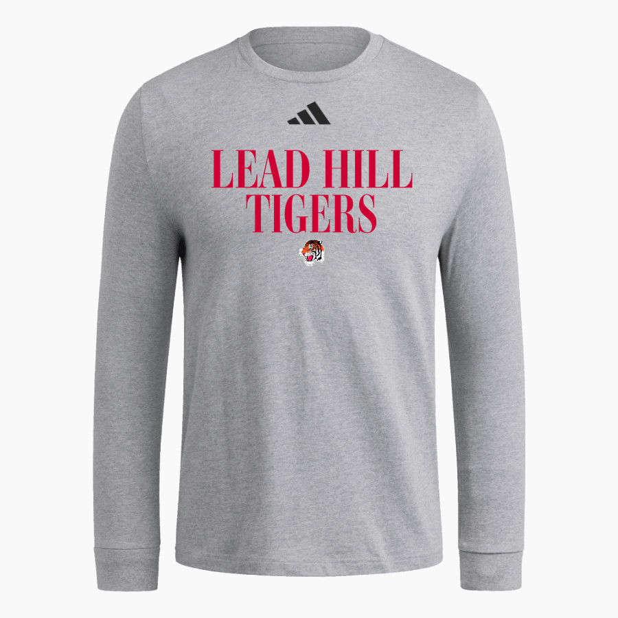 LEAD HILL HIGH SCHOOL TIGERS <span class="pdp-name-mascot">LEAD HILL TIGERS</span> adidas Men's Long Sleeve Fresh Tee