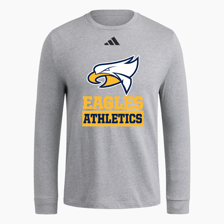 HUDSONVILLE HIGH SCHOOL EAGLES <span class="pdp-name-mascot">HUDSONVILLE EAGLES</span> adidas Men's Long Sleeve Fresh Tee
