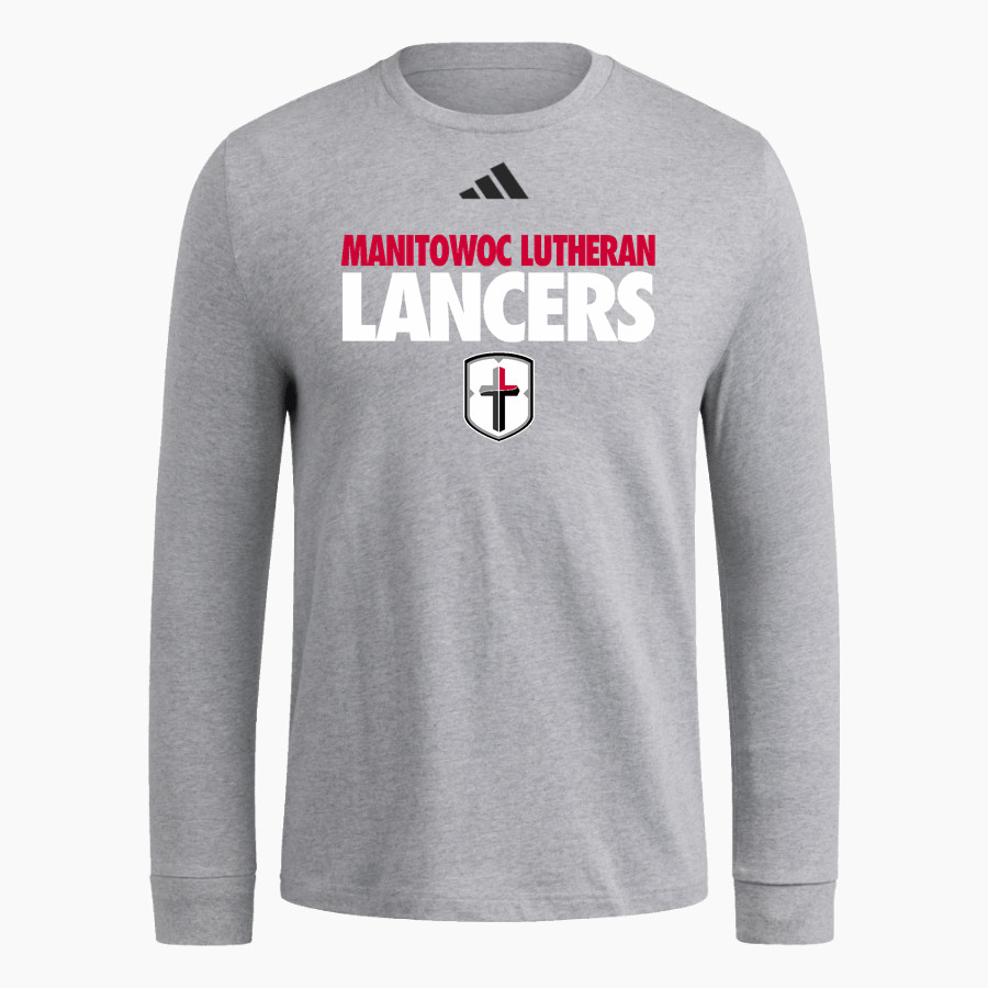 Manitowoc Lutheran Lancers <span class="pdp-name-mascot">Manitowoc Lutheran High School Lancers</span> adidas Men's Long Sleeve Fresh Tee