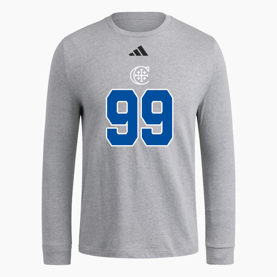 Christendom College Online Store <span class="pdp-name-mascot">Christendom College Crusaders</span> adidas Men's Long Sleeve Fresh Tee