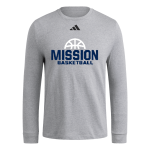 Mission University Mission University <span class="pdp-name-mascot">Mission University</span> adidas Men's Long Sleeve Fresh Tee Front Thumbnail