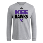 Kee Hawks <span class="pdp-name-mascot">Kee Hawks</span> adidas Men's Long Sleeve Fresh Tee Front Thumbnail