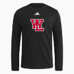 West Lafayette Jr-Sr High School Red Devils Online Store adidas Men's Long Sleeve Fresh Tee Front Thumbnail