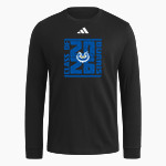 Burris Owls adidas Men's Long Sleeve Fresh Tee Front Thumbnail