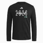 Woods Charter Wolves adidas Men's Long Sleeve Fresh Tee Front Thumbnail